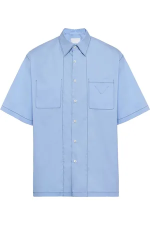 Prada Skjorte med trekantet logo