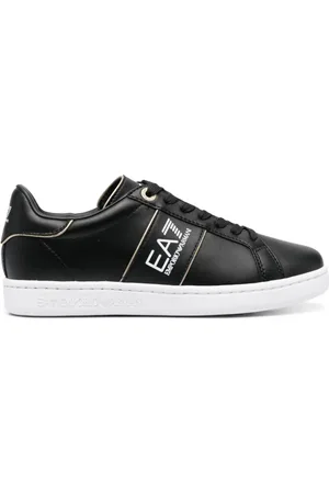 EA7 Sneakers i læder med logotryk