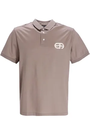 Emporio Armani Polo med knaplukning og logomærke