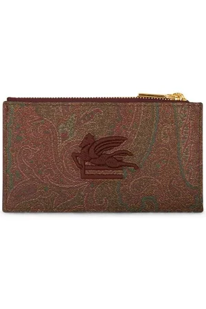 Etro Læderpung i jacquard med logobroderi