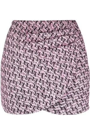 Alessandra Rich Tofarvet nederdel i tweed
