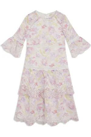 Marlo Midi-kjole med blondeblomster