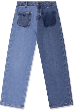Emporio Armani Jeans med lige ben og logoplade