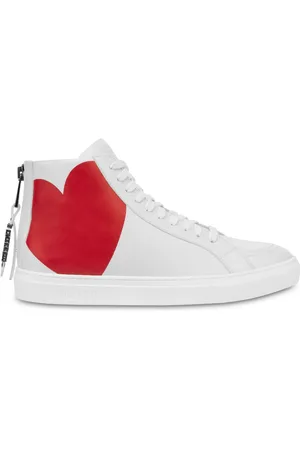 Moschino High-top sneakers med hjertetryk