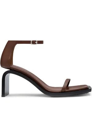 Courrèges Stream 75mm sandaler i læder
