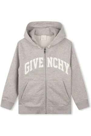Givenchy Cardigan med lynlås og logotryk