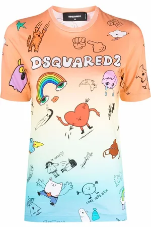 Dsquared2 Sweatshirt med grafisktryk