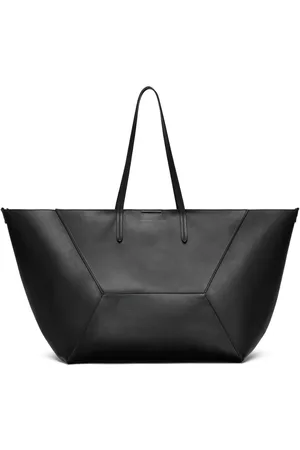 Brunello Cucinelli Stor BC Duo tote i læder