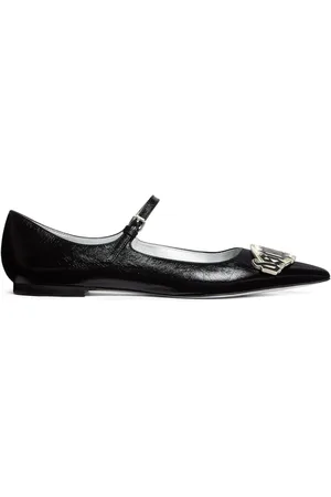 Dsquared2 Gothic ballerinaer i læder