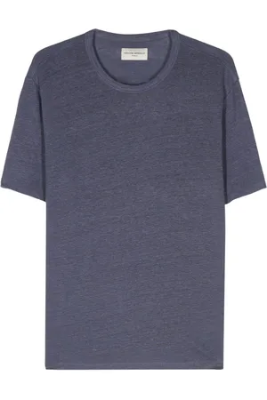 OFFICINE GENERALE Kortærmet T-shirt med meleret effekt