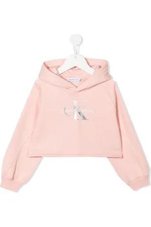 Calvin Klein Metallisk hættetrøje med logotryk