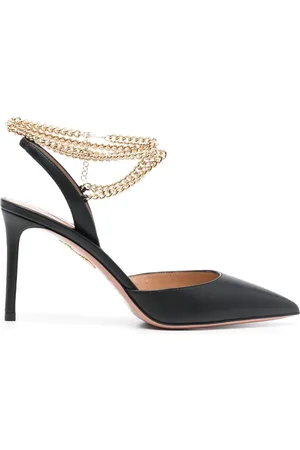 Aquazzura Flash 95mm læderpumps