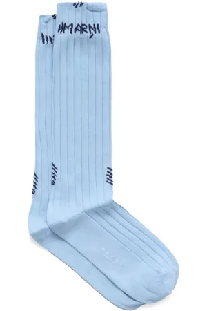 Marni Ribbede strømper i logo-jacquard