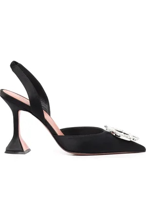 Amina Muaddi Begum slingback-pumps med krystalspænde