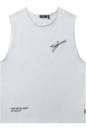 FIVE CM Vest med guitar-tryk