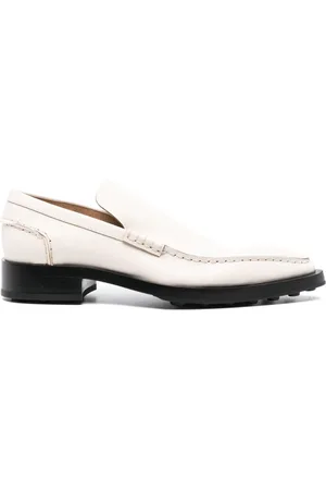 Jil Sander Loafers i læder med spids tå