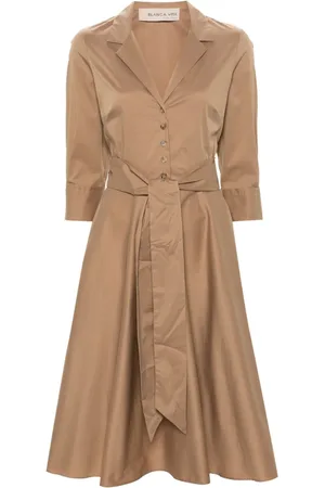 BLANCA Allamanda skjortekjole i poplin