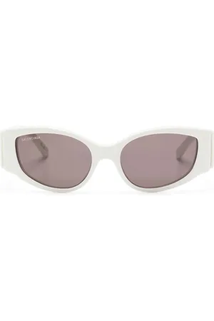 Balenciaga Ovale solbriller med logotryk