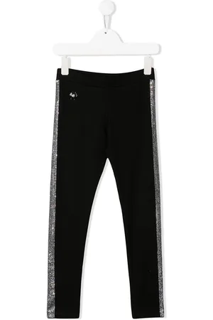 Philipp Plein Leggings med rhinsten-stribe