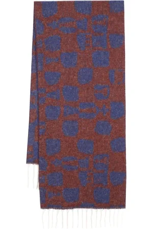HENRIK VIBSKOV Tørklæde i skak-jacquard