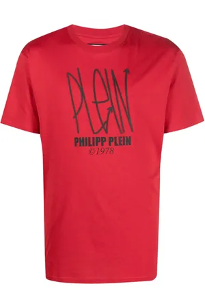 Philipp Plein Kortærmet T-shirt med dødningehoved-motiv