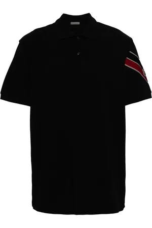 Moncler Polo i piqué med applikeret logo