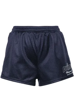 Sporty & Rich Korte shorts i mesh med logotryk