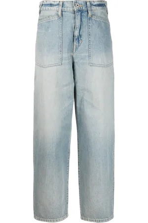 Kenzo Cropped jeans med brede ben