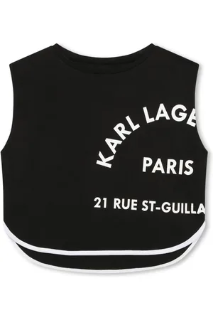 Karl Lagerfeld Top med logotryk