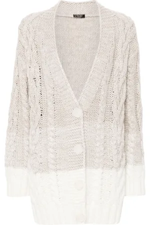 Liu Jo Cardigan i kraftig kabelstrik