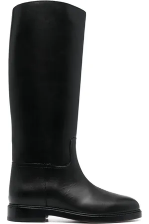 LEGRES Slip-on støvler i kalveskind