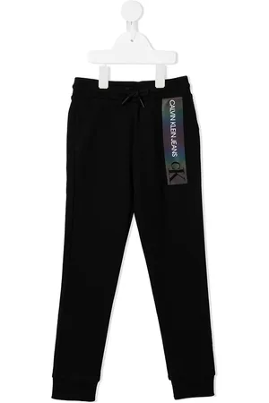 Calvin Klein Iriserende joggingbukser med logotryk