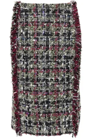 Etro Mellemlang bouclé-nederdel
