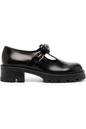 VERSACE Gianni Ribbon loafers i læder