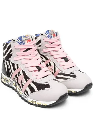 Premiata High-top sneakers med zebratryk