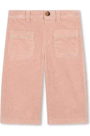 Chloé Fløjlsbukser med broderet logo