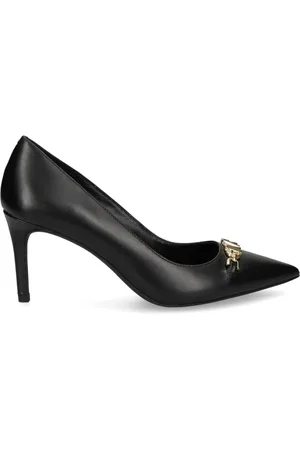 Michael Kors 75 mm pumps i læder med logoapplikation