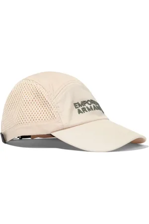 Emporio Armani Kasket med meshpanel og logobroderi