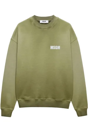 Msgm Sweatshirt med gradueret effekt og logotryk