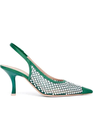 MALONE SOULIERS Vesper 70mm pumps med krystaludsmykning