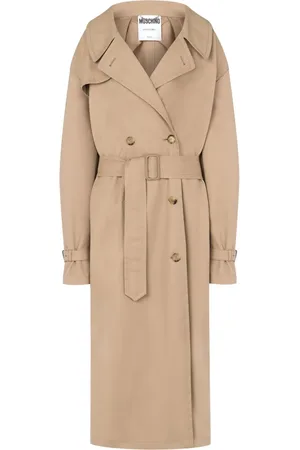Moschino Trenchcoat med hakrevers