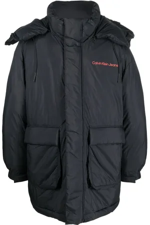 Calvin Klein Parka med hætte og logotryk