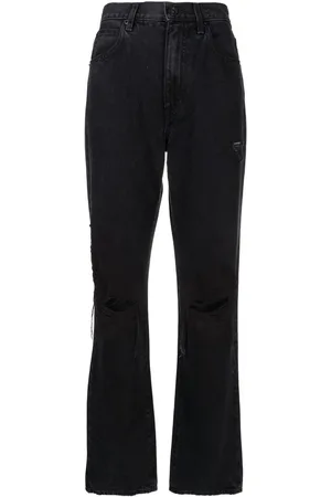 SLVRLAKE London jeans med slitageeffekt