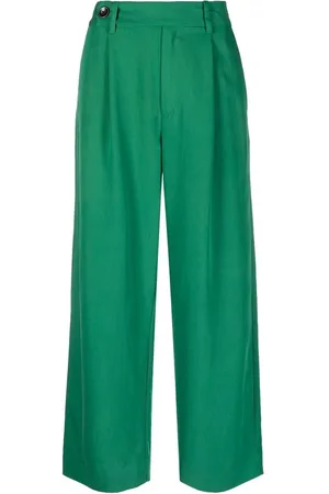 Proenza Schouler Skræddersyede Drapey Suiting bukser med brede ben
