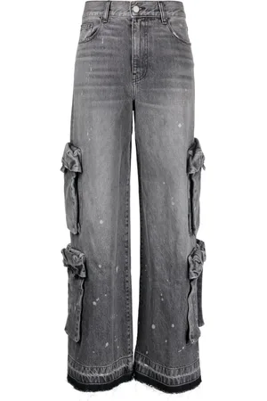 AMIRI Løstsiddende jeans med brede ben