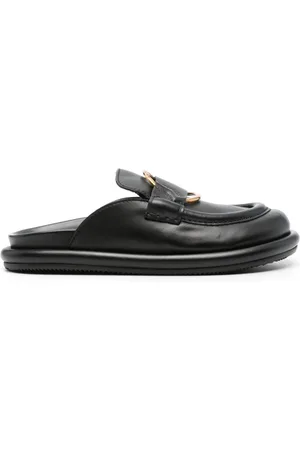 Moncler Bell mules i læder