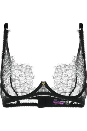 MAISON CLOSE Inspiration Divine nederdel med blomstrede blonder