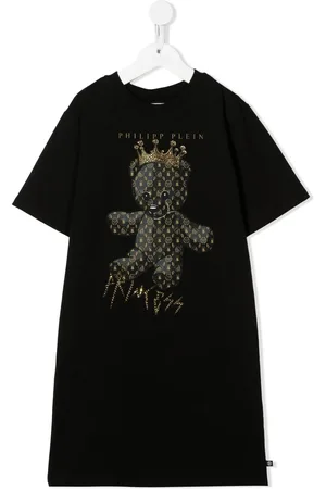 Philipp Plein T-shirt-kjole med bamsetryk