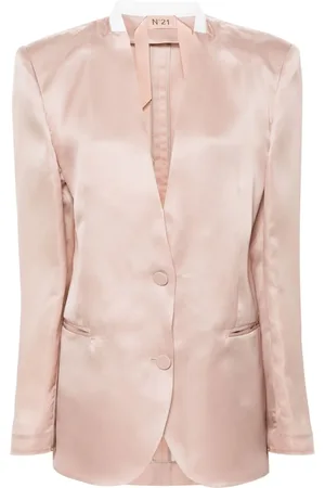 Nº21 Enkeltradet silkeblazer