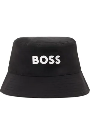 HUGO BOSS Vendbar bøllehat med logotryk